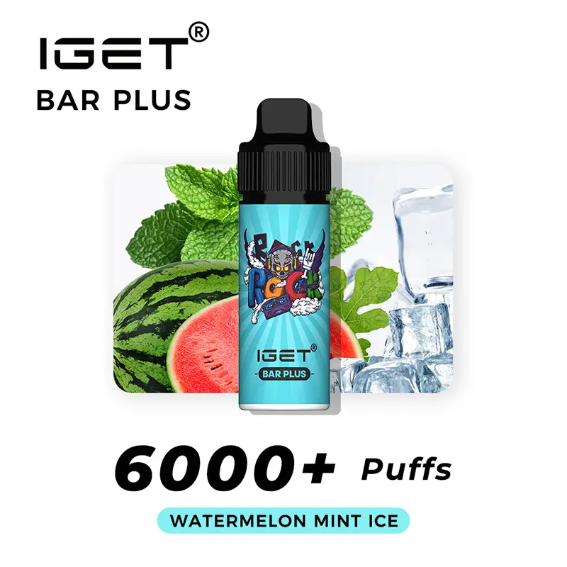 The IGET Bar Plus 6000 Puffs Watermelon Mint Ice: Revolutionizing Disposable Vaping in 2025