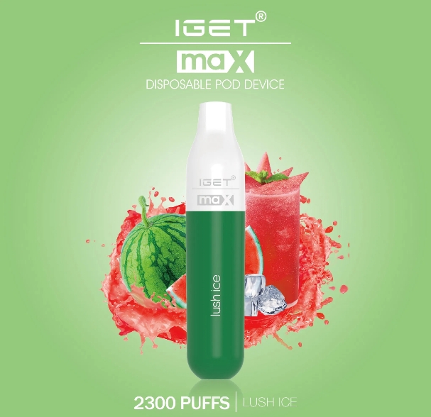IGET MAX 2300 PUFFS - Lush Ice | Disposable Device: Where Elegance Meets Endurance