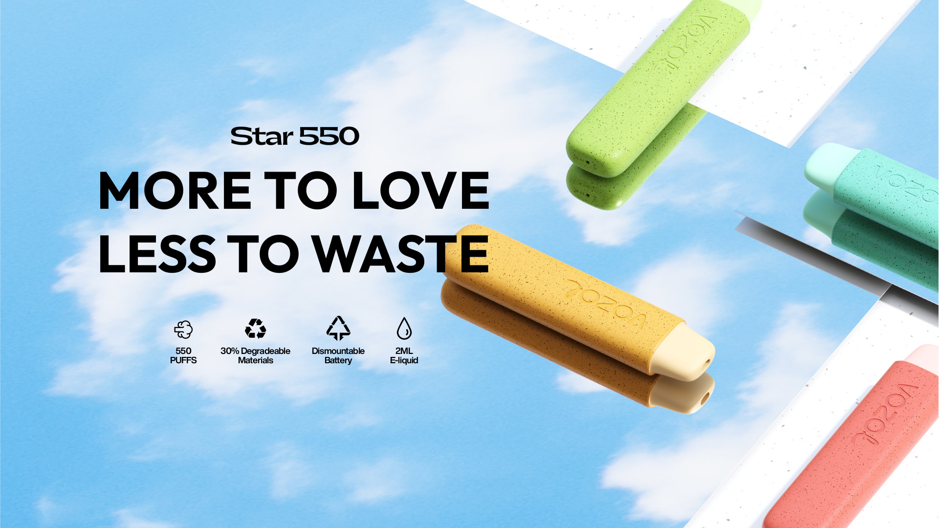 Riding the Wave of Flavor: Exploring the VOZOL STAR 550 Disposable Vape in Pink Lemonade