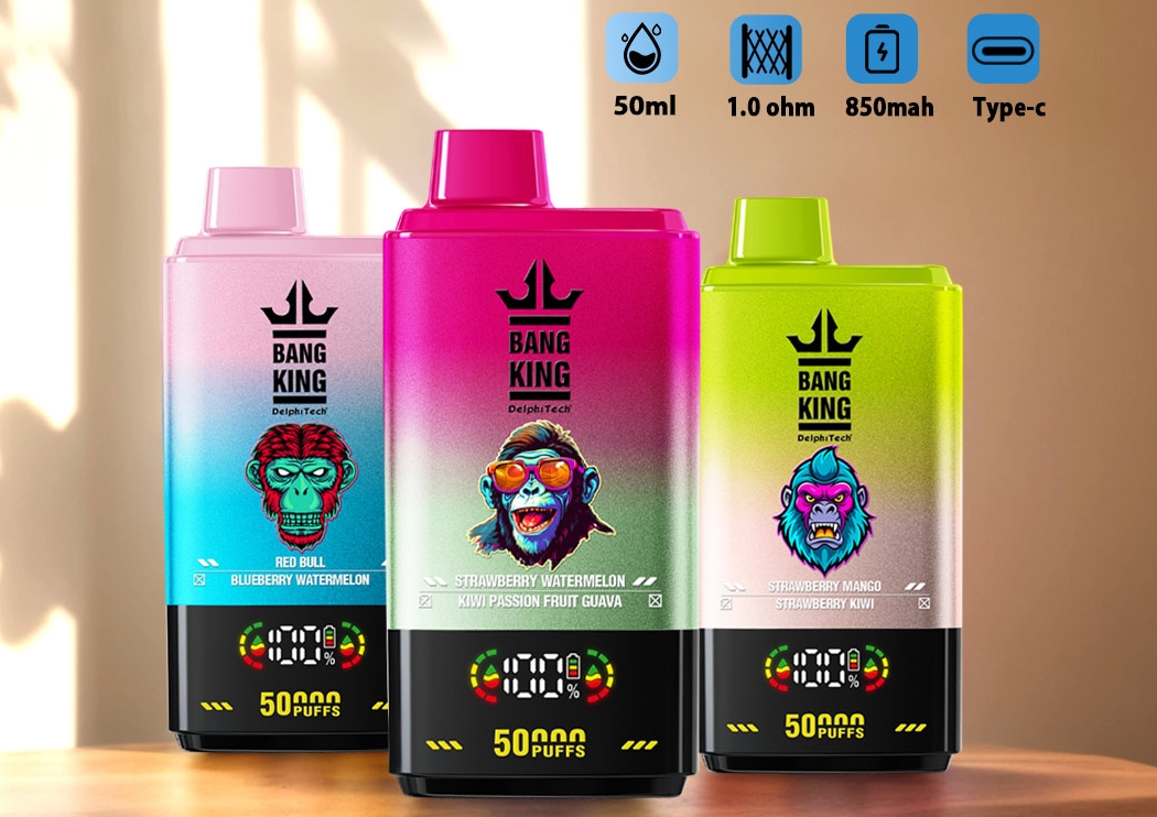 Bang King 50000 Puffs Disposable Vape – A Fusion of Flavour and Endurance in One Iconic Device