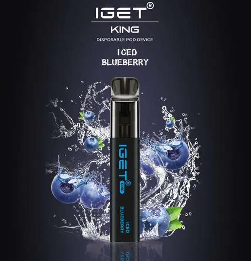 IGET King 2600 Puffs Disposable Vape - Iced Blueberry: Australia’s Cool Revolution in Vaping