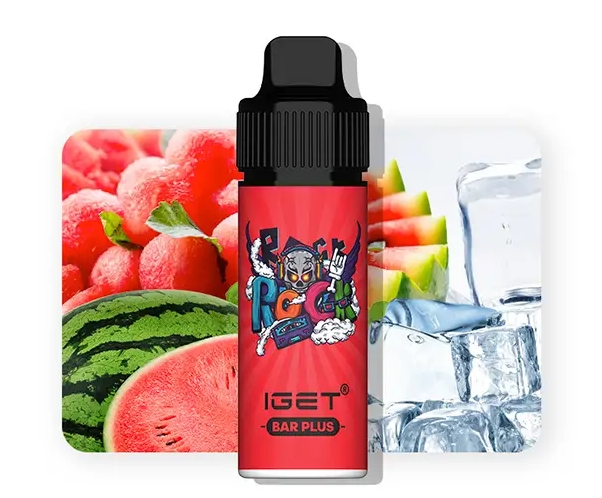 Nicotine Free IGET Bar Plus 6000 Puffs Vape Kit - Watermelon Ice: A Smooth, Flavorful Revolution for Modern Vapers