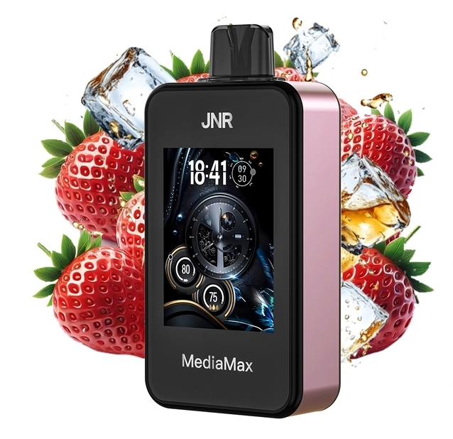 JNR MEDIAMAX 40K Puffs Vape – Strawberry Ice: A Revolution of Flavor and Longevity in Australia's Disposable Vape Scene