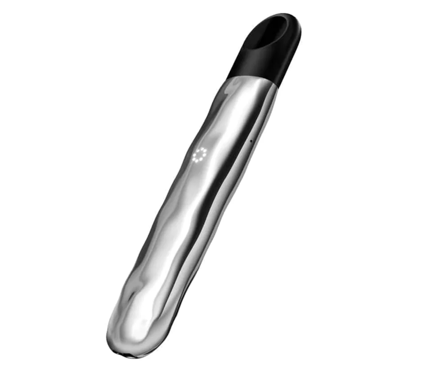 RELX Metal Artisan Vape Device - Silver Wave: Redefining Elegance in Vaping