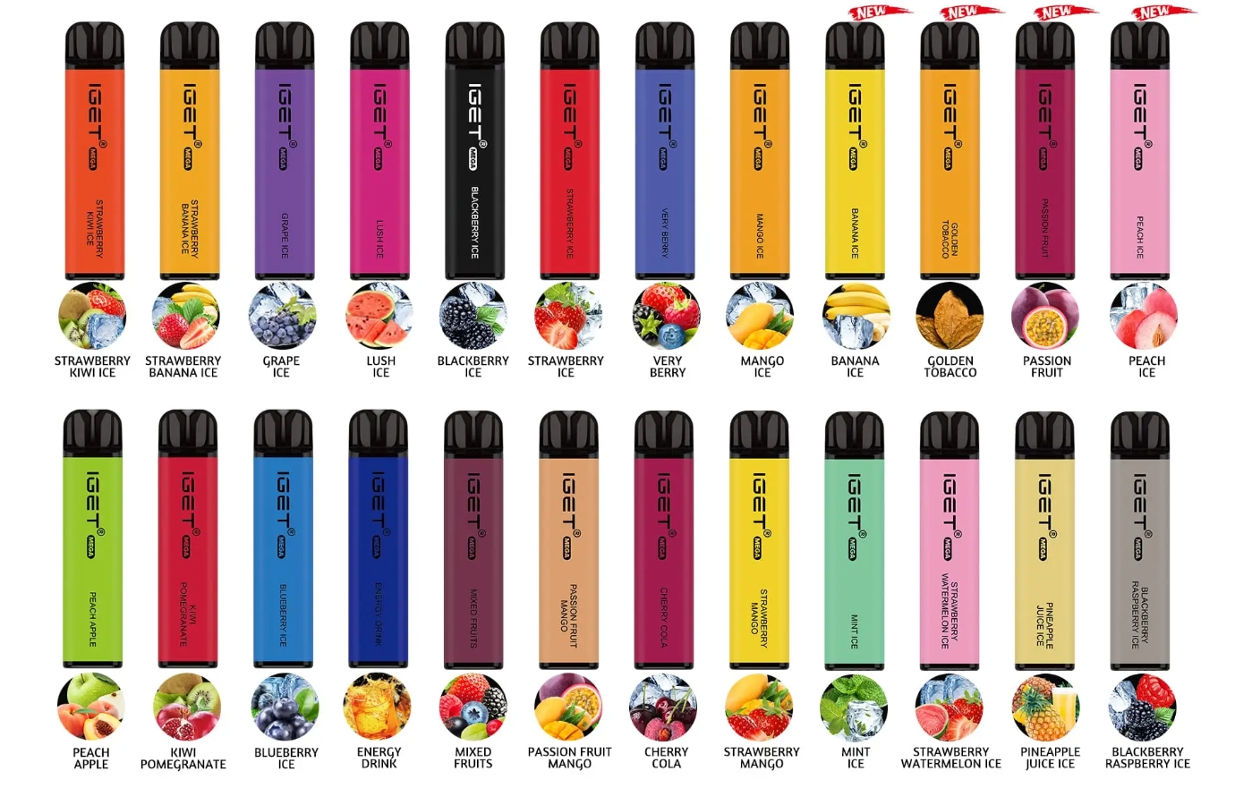 IGET Mega 3000 Puffs Disposable Vape - Peach Apple: A Flavorful Leap into Simplicity and Satisfaction