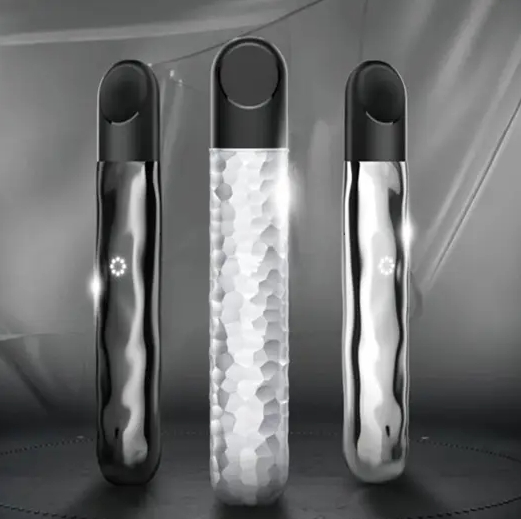 RELX Metal Artisan Vape Device - Silver Wave: Redefining Elegance in Vaping