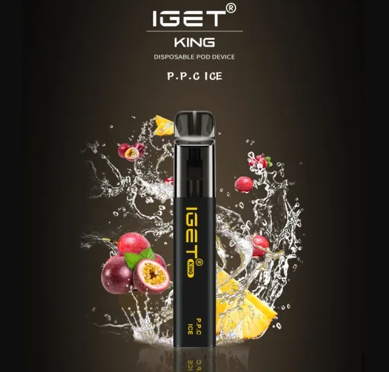 IGET King 2600 Puffs Vape - Passion Fruit Pineapple Cranberry Ice: A Bold Fusion for 2025 Vapers in Australia
