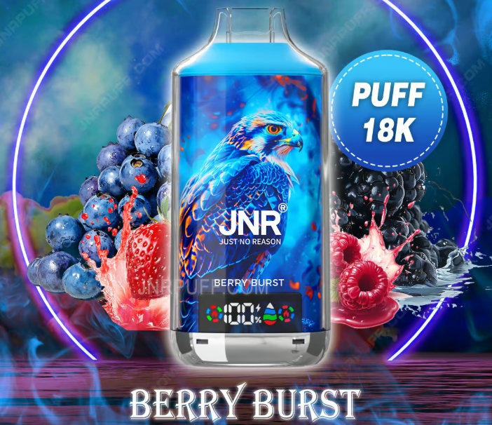JNR FALCON X 18000 Puffs Vape - Berry Burst: A Bold Leap into the Future of Flavor