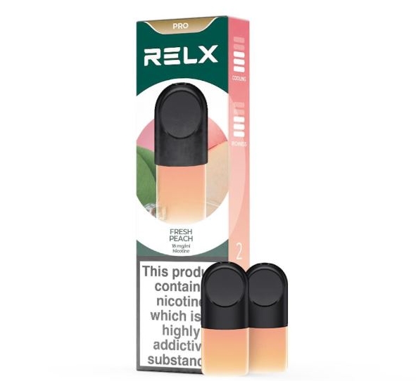 RELX Vape Pod Pro – 2 Pods - Fresh Peach: A Flavourful Innovation for Australia’s Modern Vapers