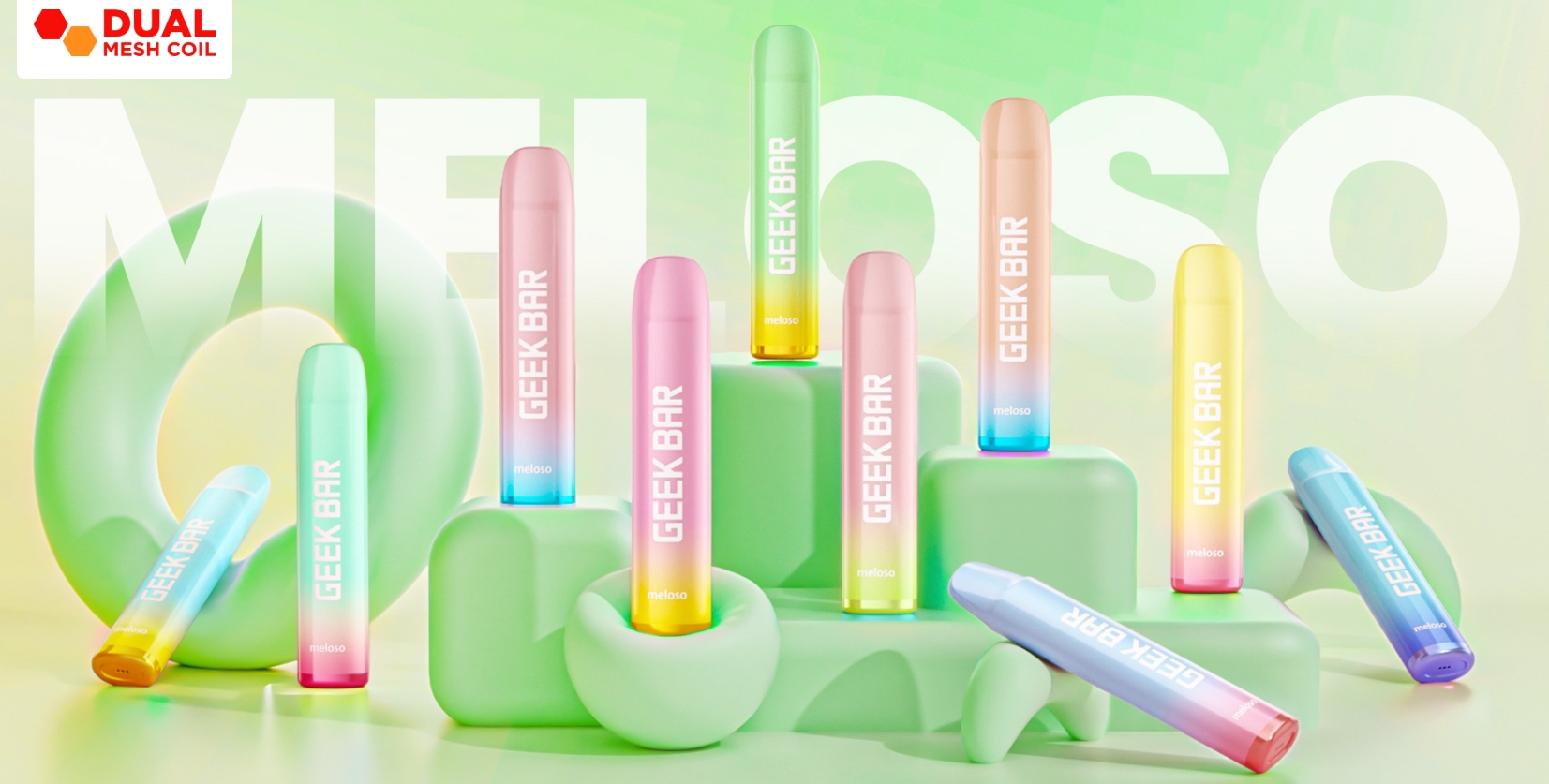 Geek Bar Meloso 600 Puffs Vape - Blackcurrant Menthol: A Burst of Freshness for the Contemporary Australian Vaper
