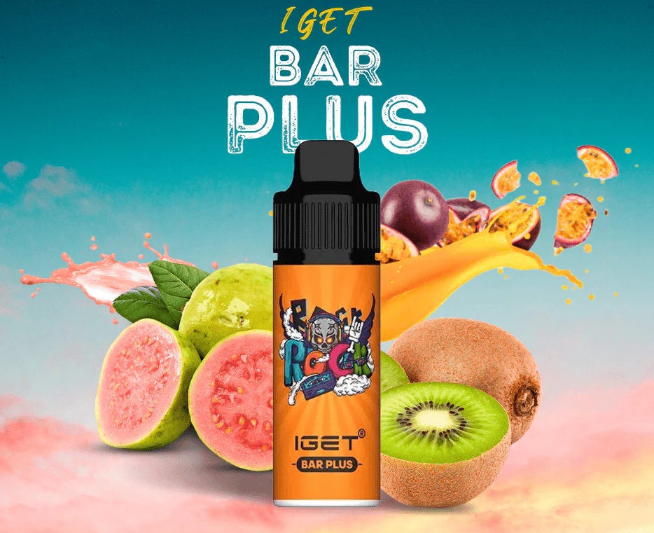 IGET Bar Plus 6000 Puffs Vape – Passion Fruit Kiwi Guava: A Taste Journey in Every Puff