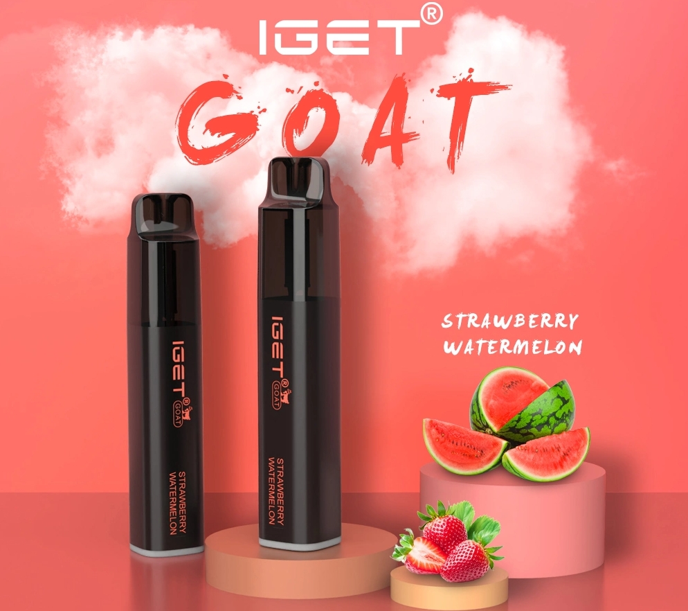 The Rise of Disposable Vapes in Australia: Spotlight on the IGET GOAT 5000 Puffs - Strawberry Watermelon
