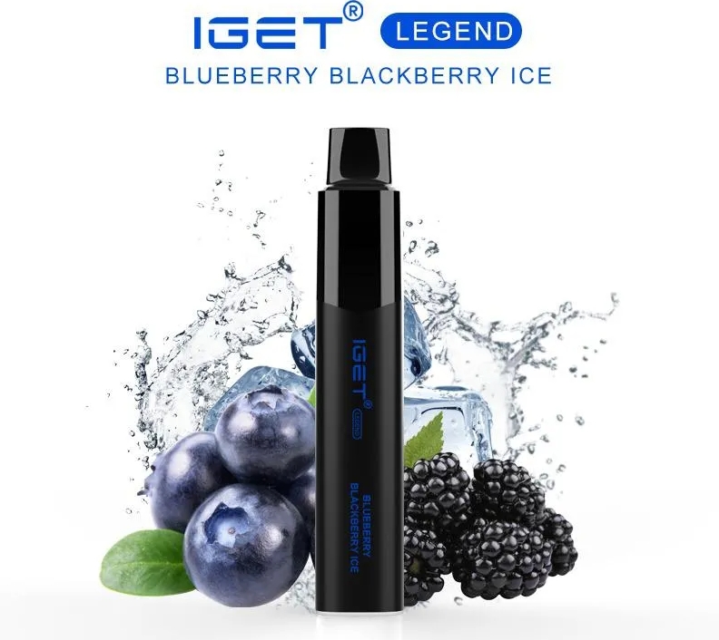 Exploring the IGET Legend 4000 Puffs Vape – Blueberry Blackberry Ice: A Chilled Symphony for Your Senses