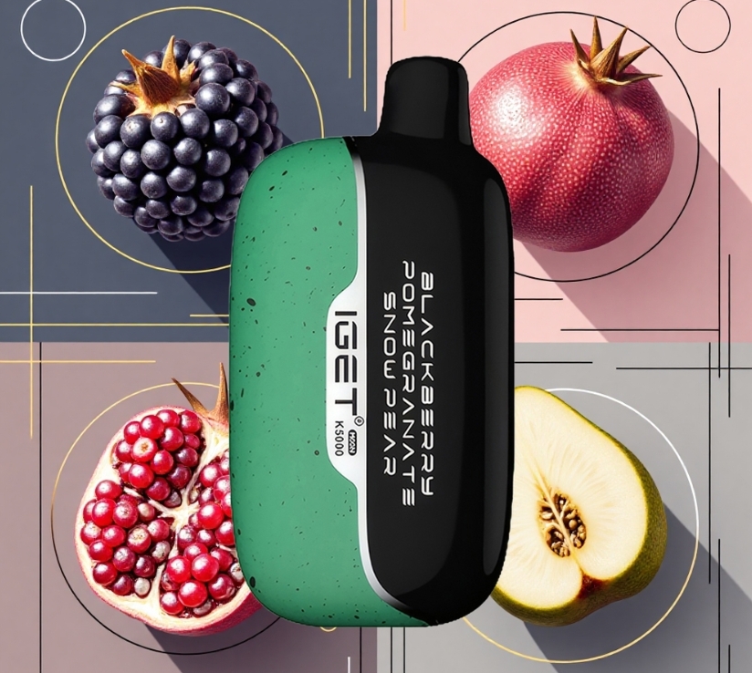 IGET Moon K5000 Vape - Blackberry Pomegranate Snow Pear: A Flavorful Journey for Australian Vapers